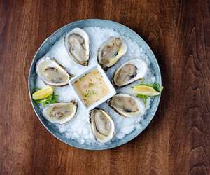 oysters on the half shell